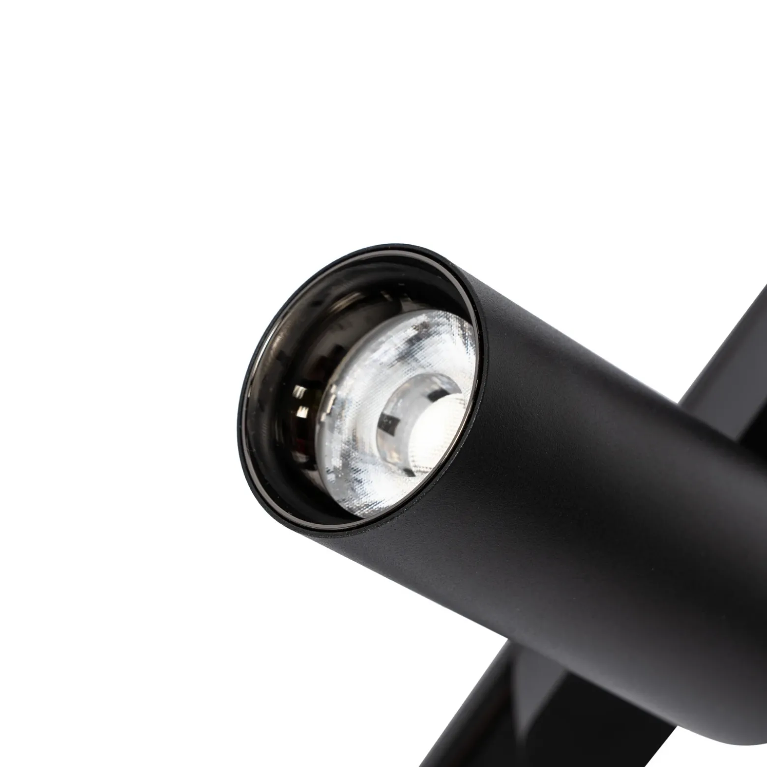 Sistema de riel 48 V Lumaro, focos, 9 luces, negro, 13,1 cm, atenuable
