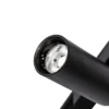Sistema de riel 48 V Lumaro, focos, 11 luces, negro, Ø 4 cm, atenuable