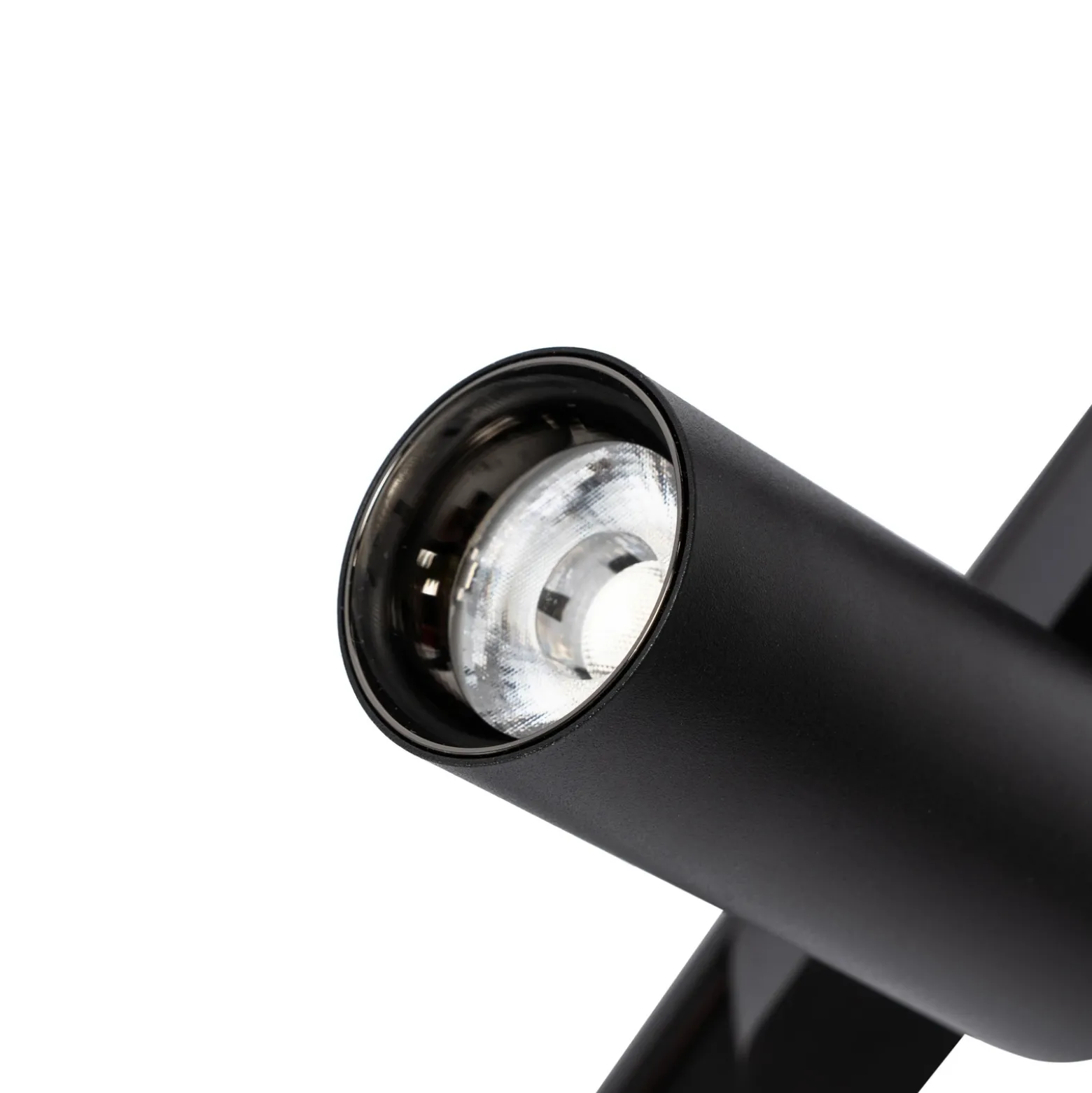 Sistema de riel 48 V Lumaro, focos, 11 luces, negro, Ø 4 cm, atenuable