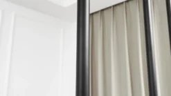 Sistema de riel 48 V Lumaro, pendular, 5 luces, negro, atenuable