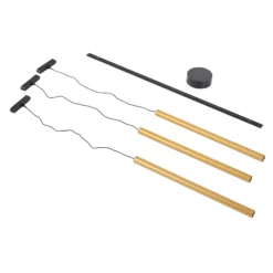 Sistema de riel 48 V Lumaro, pendular, bombilla tubular, 3 luces, dorado, CCT