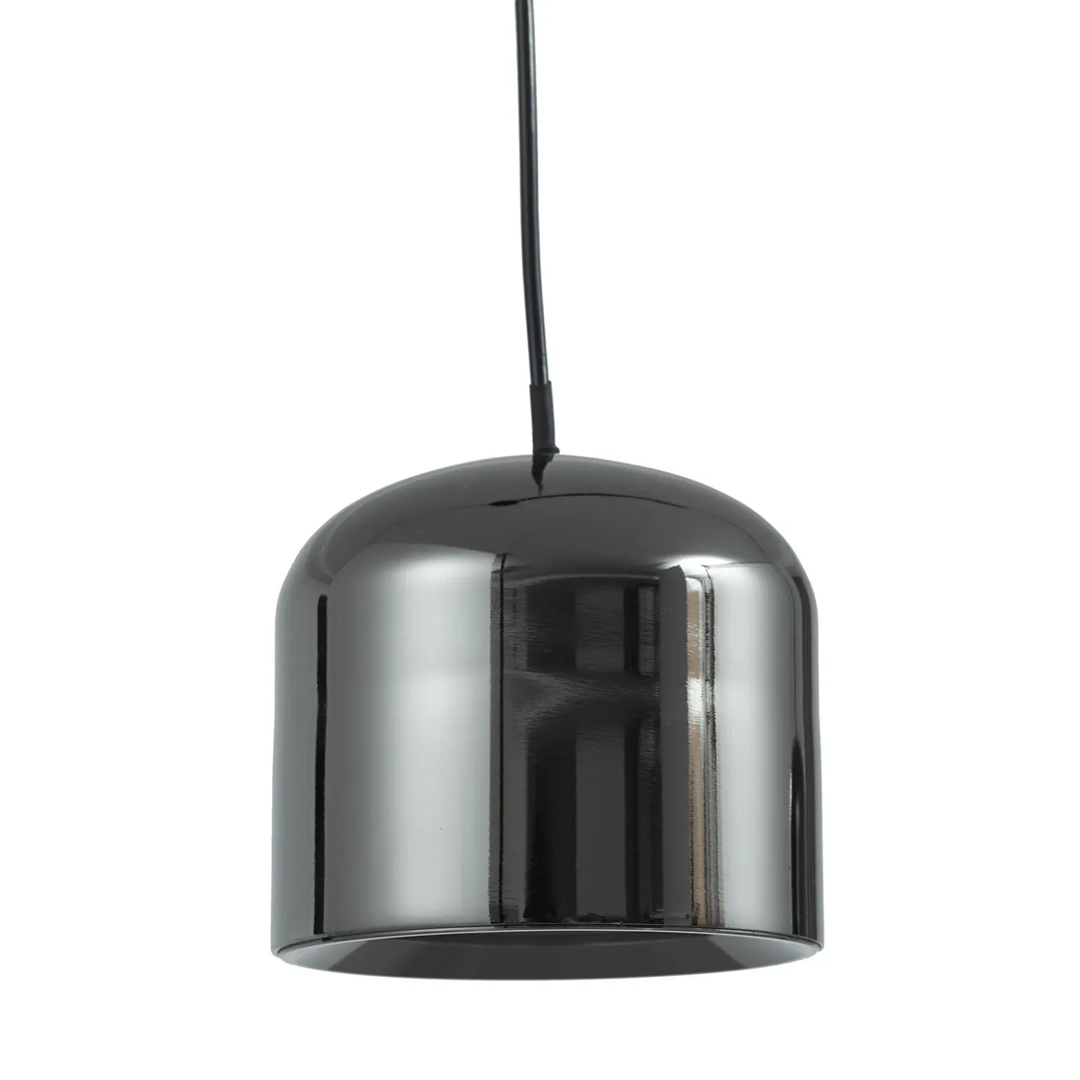 Sistema de riel 48 V Lumaro, pendular, cilindro, 5 luces, negro