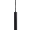 Sistema de riel 48 V Lumaro, pendular, bombilla tubular, 3 luces, negro
