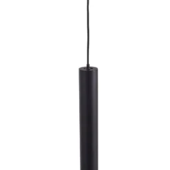 Sistema de riel 48 V Lumaro, pendular, bombilla tubular, 3 luces, negro