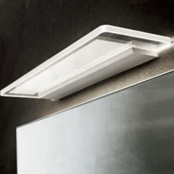 Skinny aplique de pared LED, blanco, aluminio, PMMA, arriba/abajo