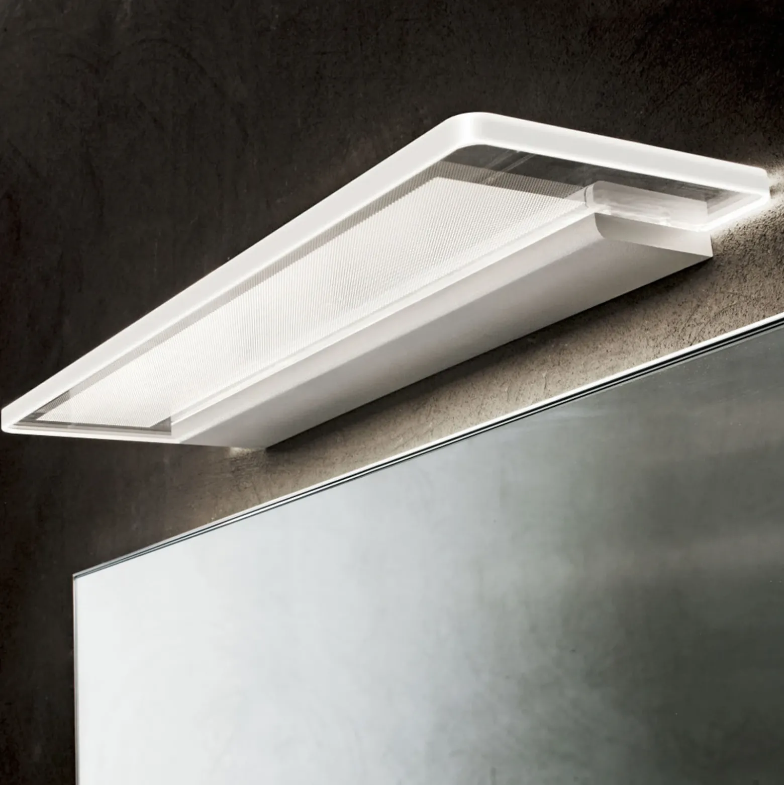 Skinny aplique de pared LED, blanco, aluminio, PMMA, arriba/abajo