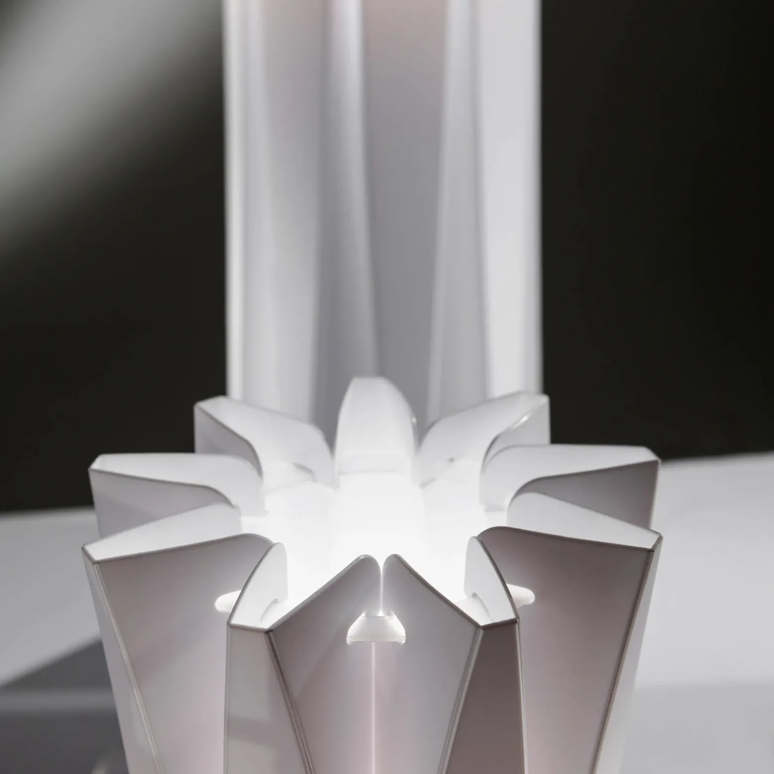 Slamp Bach lámpara de pie, altura 184 cm, blanco