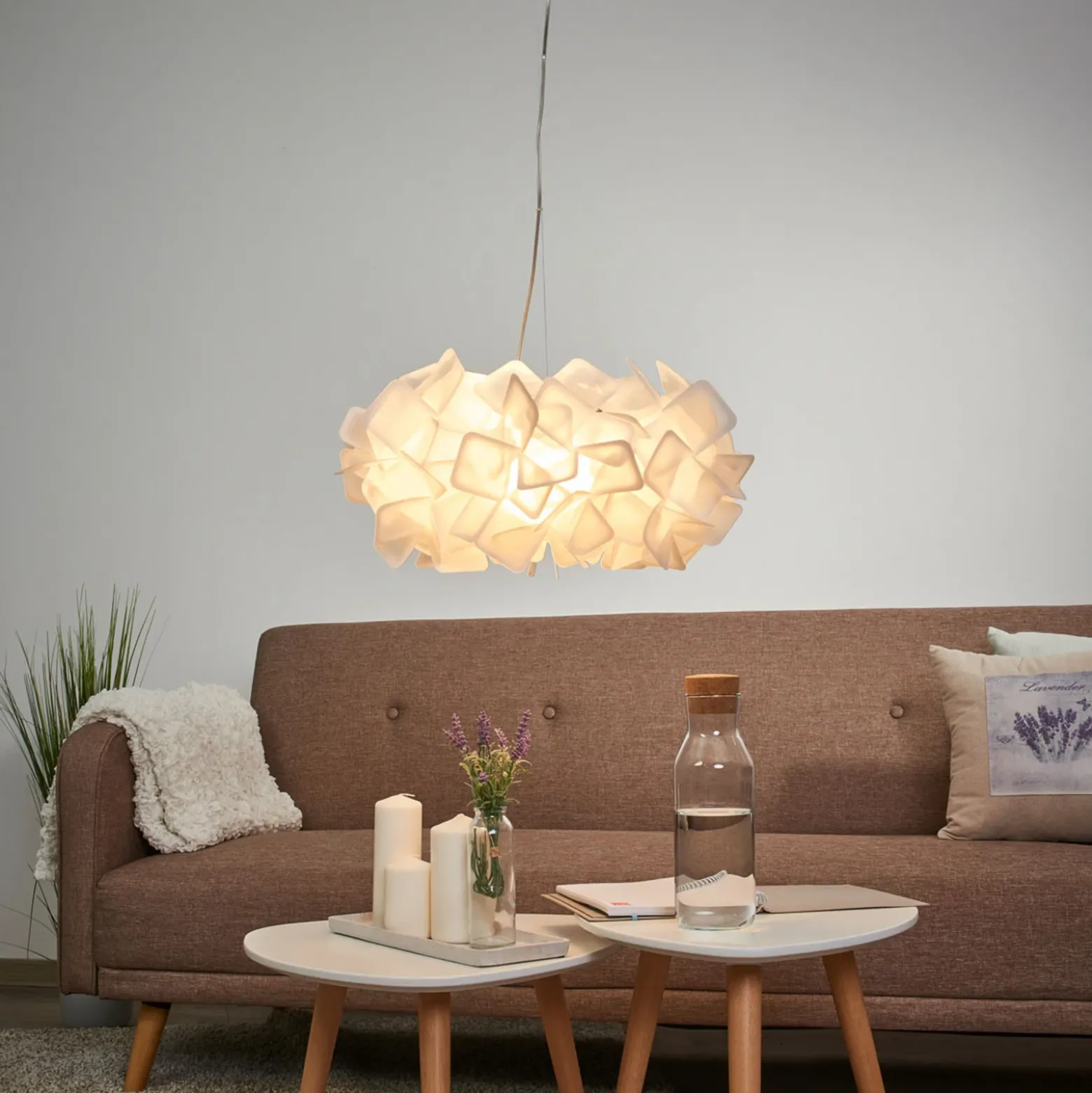 Slamp Clizia - lámpara colgante de diseño, blanco