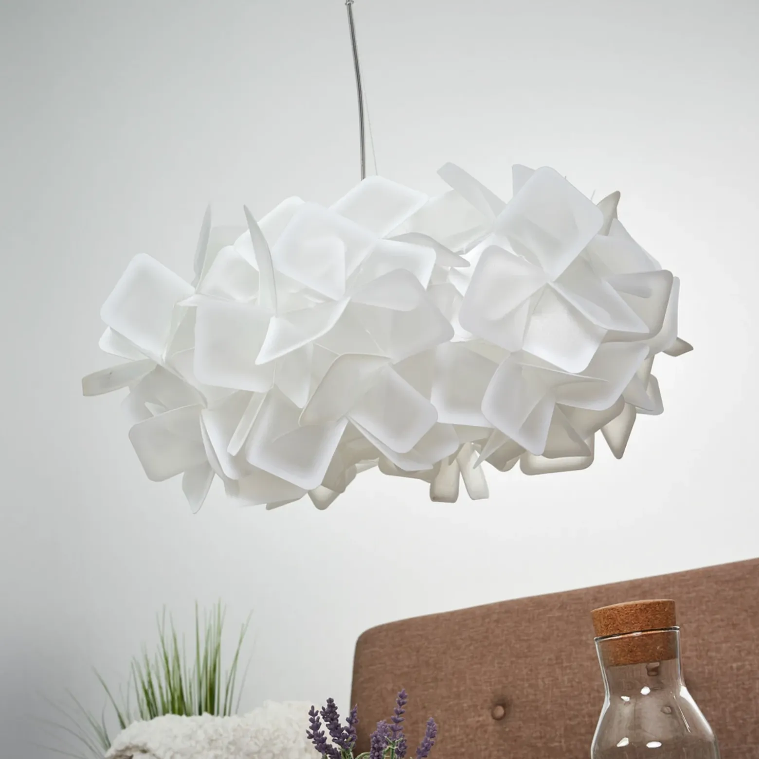 Slamp Clizia - lámpara colgante de diseño, blanco