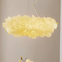Slamp Clizia lámpara colgante, Ø 78 cm, blanco