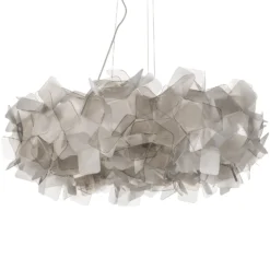 Slamp Clizia lámpara colgante, Ø 78 cm, fumé