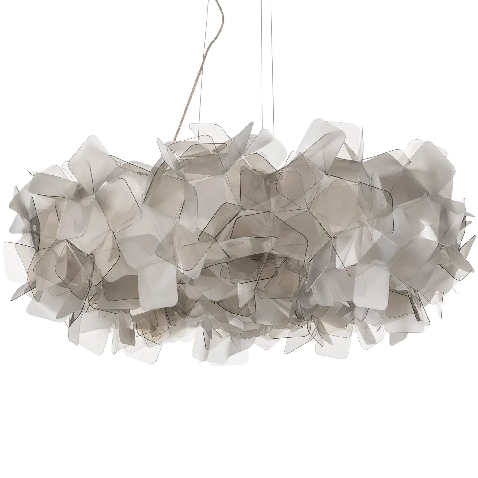 Slamp Clizia lámpara colgante, Ø 78 cm, fumé