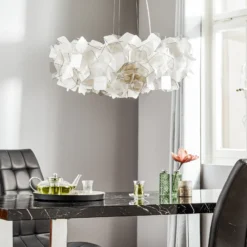 Slamp Clizia lámpara colgante, Ø 78 cm, fumé