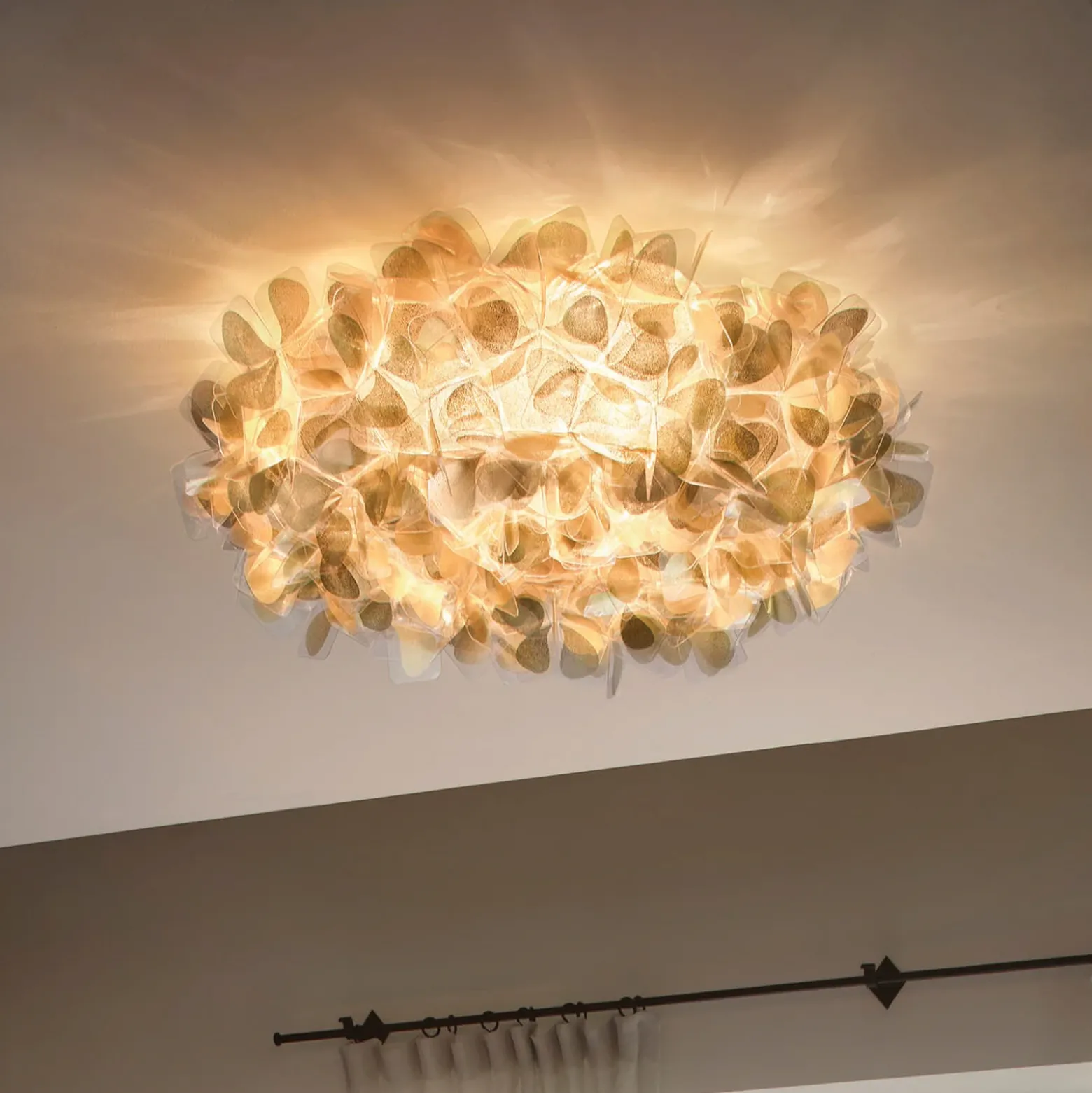 Slamp Clizia Mama Non Mama aplique de pared oro Ø78cm