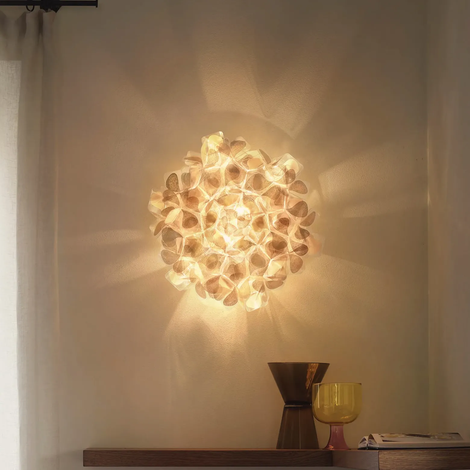 Slamp Clizia Mama Non Mama aplique de pared oro Ø53cm
