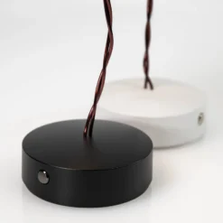 Slamp LaFleur Lámpara de mesa LED, batería recargable, terciopelo