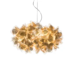 Slamp lámpara colgante Clizia Mama Non Mama, Ø53cm, dorado/claro