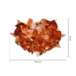 Slamp Veli lámpara de techo de diseño Ø 53cm cobre