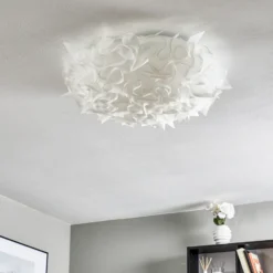 Slamp Veli plafón de diseño, Ø 78 cm, opalino