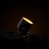 SLC Cup downlight empotrada LED negro/oro 3.000K