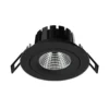 SLC DL04 Lámpara empotrable LED negra 3.000 K