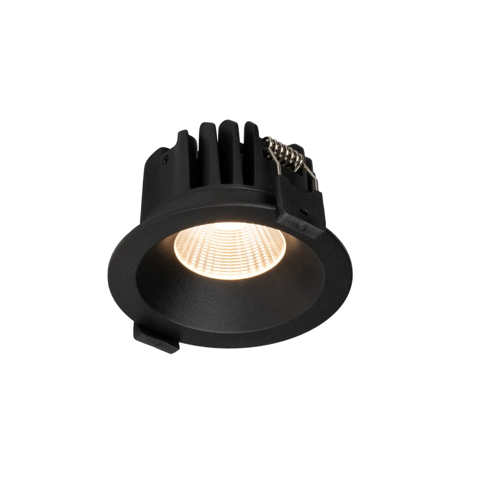 SLC Downlight LED empotrable OnePro Soft, negro, 4.000 K, aluminio