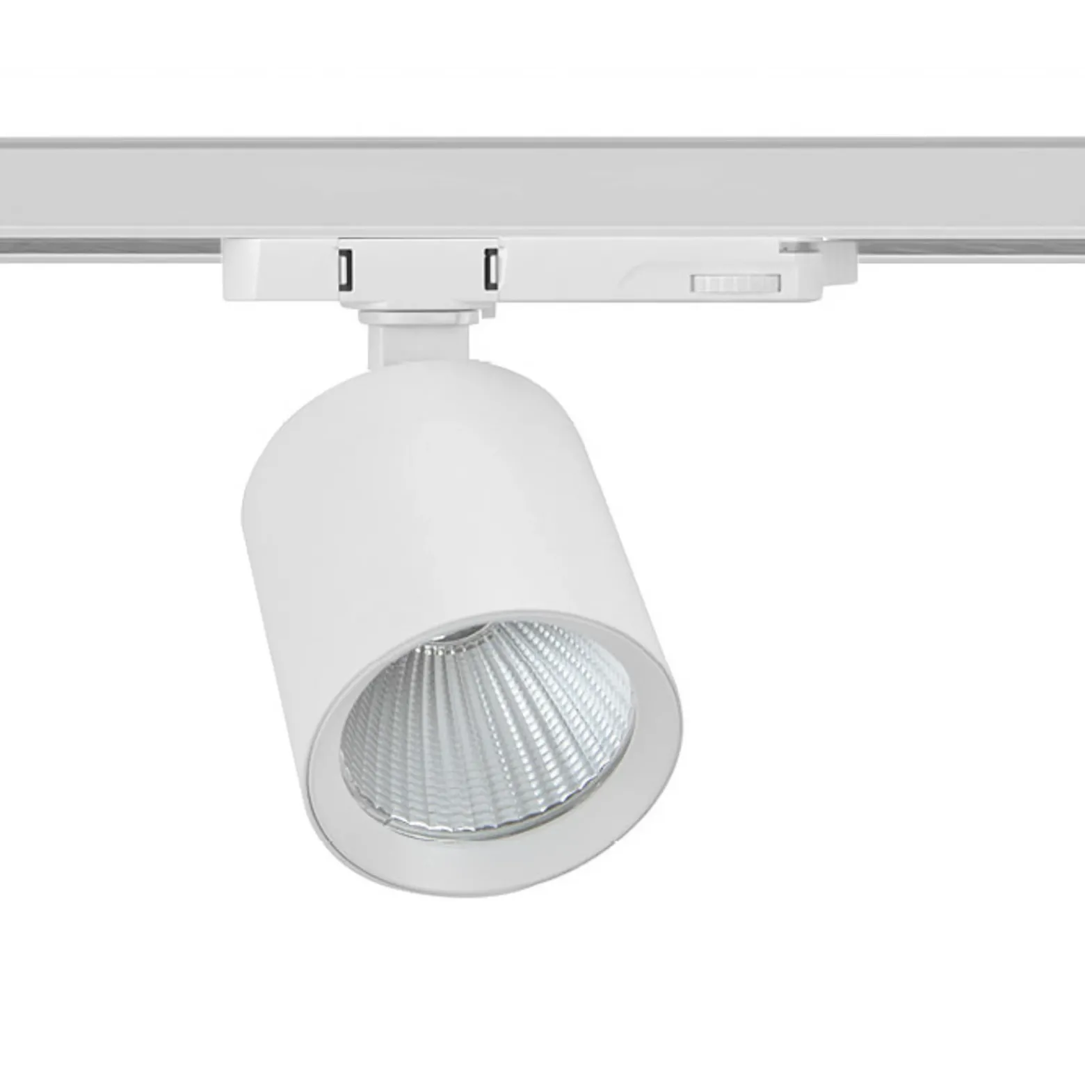SLC foco de riel LED Fox, blanco, 3.000 K, riel trifásico