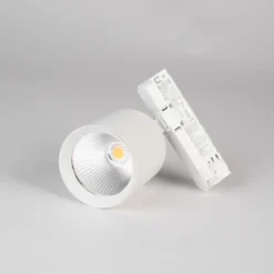 SLC foco de riel LED Fox, blanco, 3.000 K, riel trifásico
