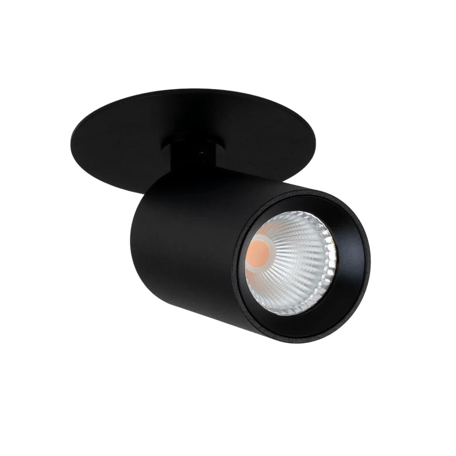 SLC Foco empotrable LED ART, 1 luz, negro, 2.700 K, aluminio