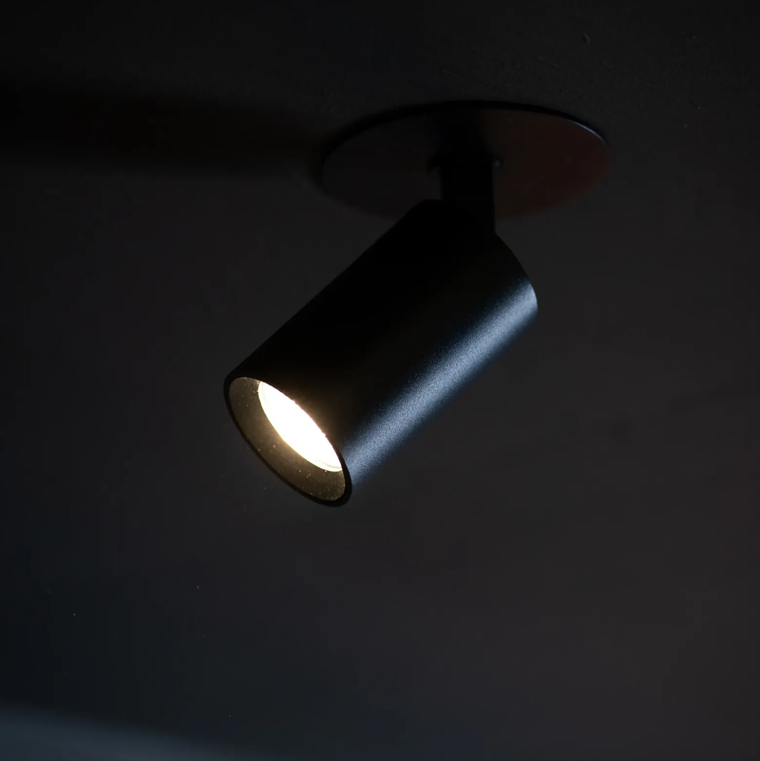 SLC Foco empotrable LED ART, 1 luz, negro, 2.700 K, aluminio
