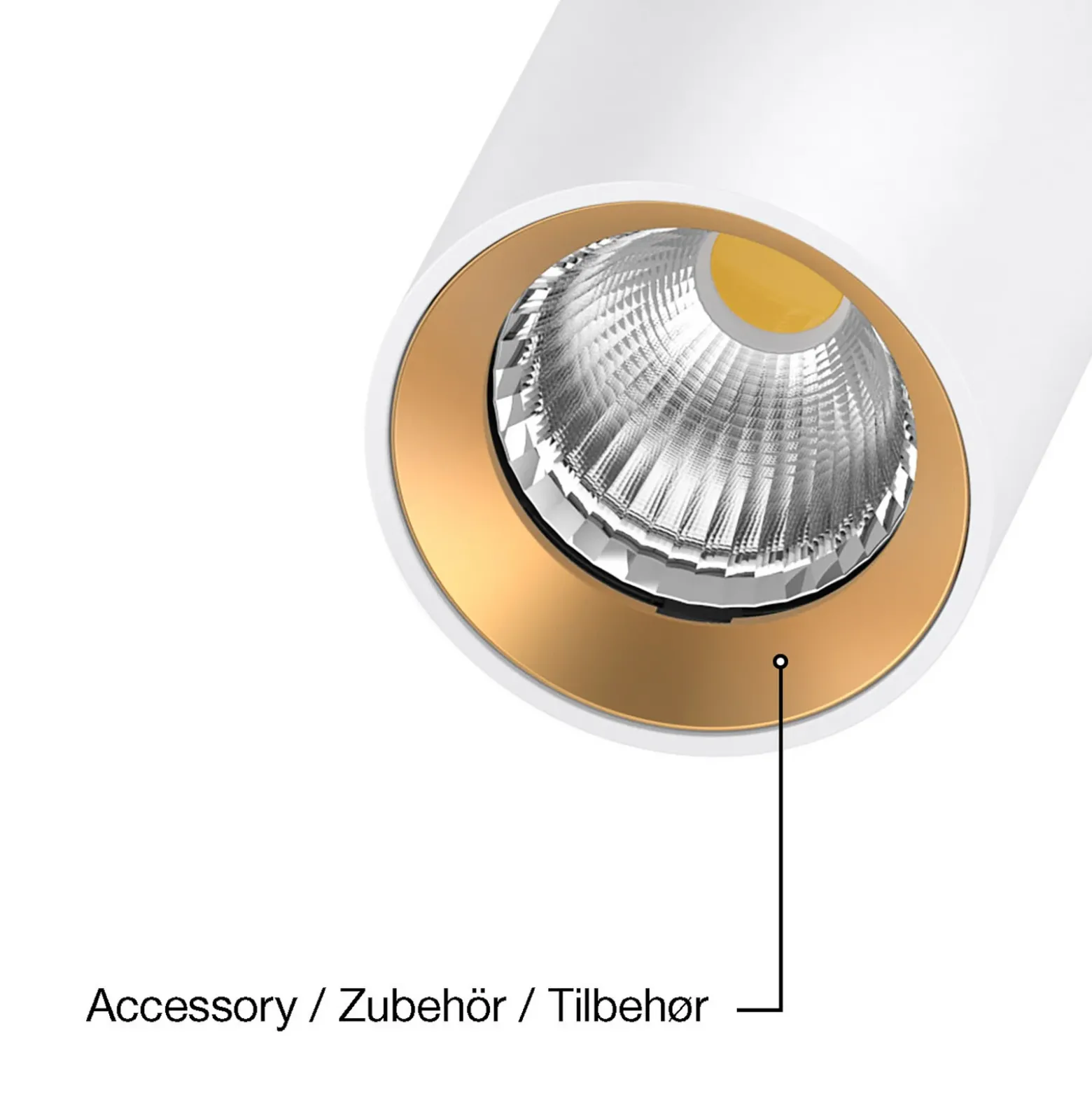 SLC Foco empotrable LED ART, 2 luces, blanco, 2.700 K, aluminio