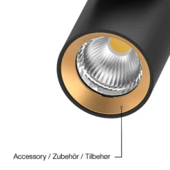 SLC Foco empotrable LED ART, 1 luz, blanco, 3.000 K, aluminio