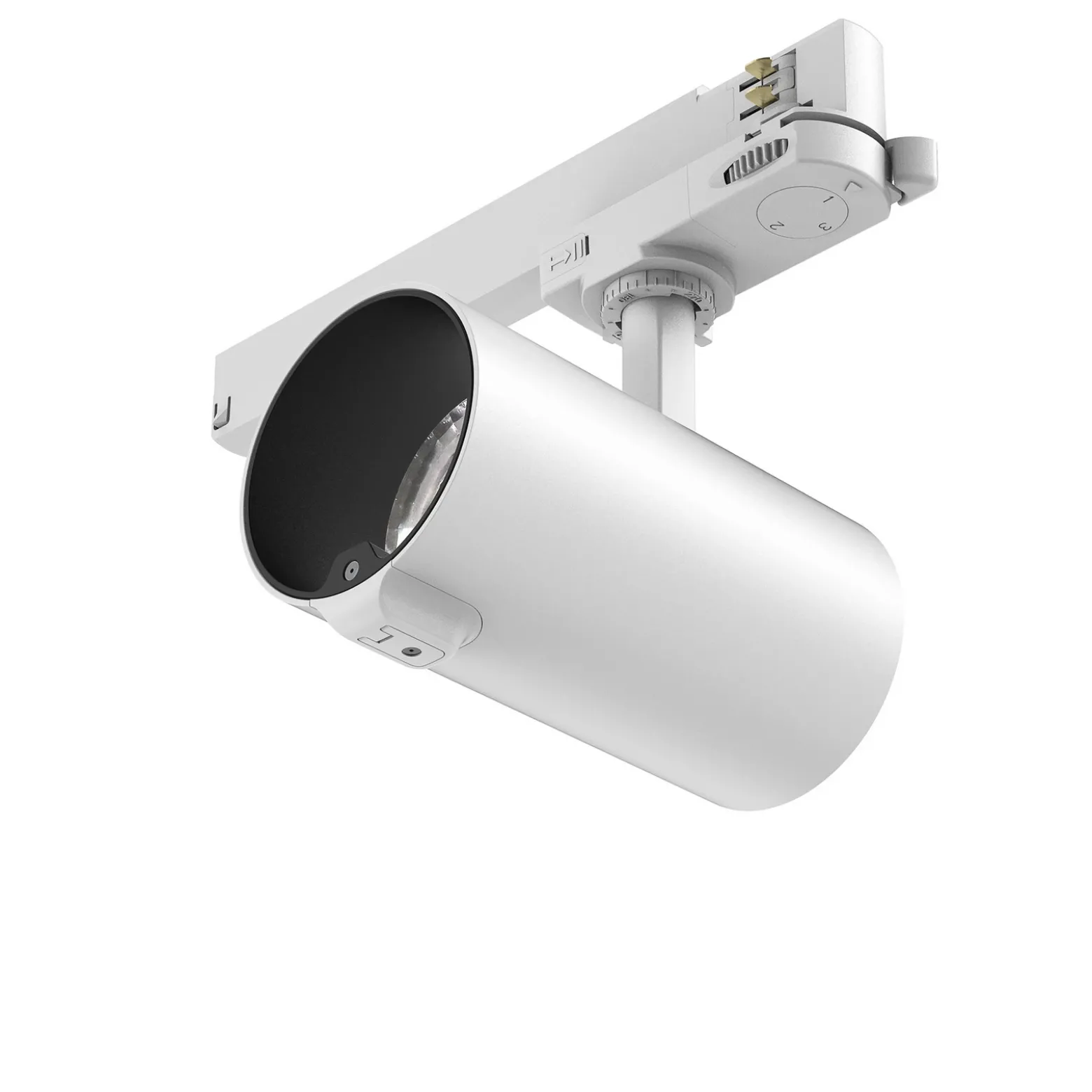SLC foco LED Meta Pro AI doble sensor, blanco, riel trifásico