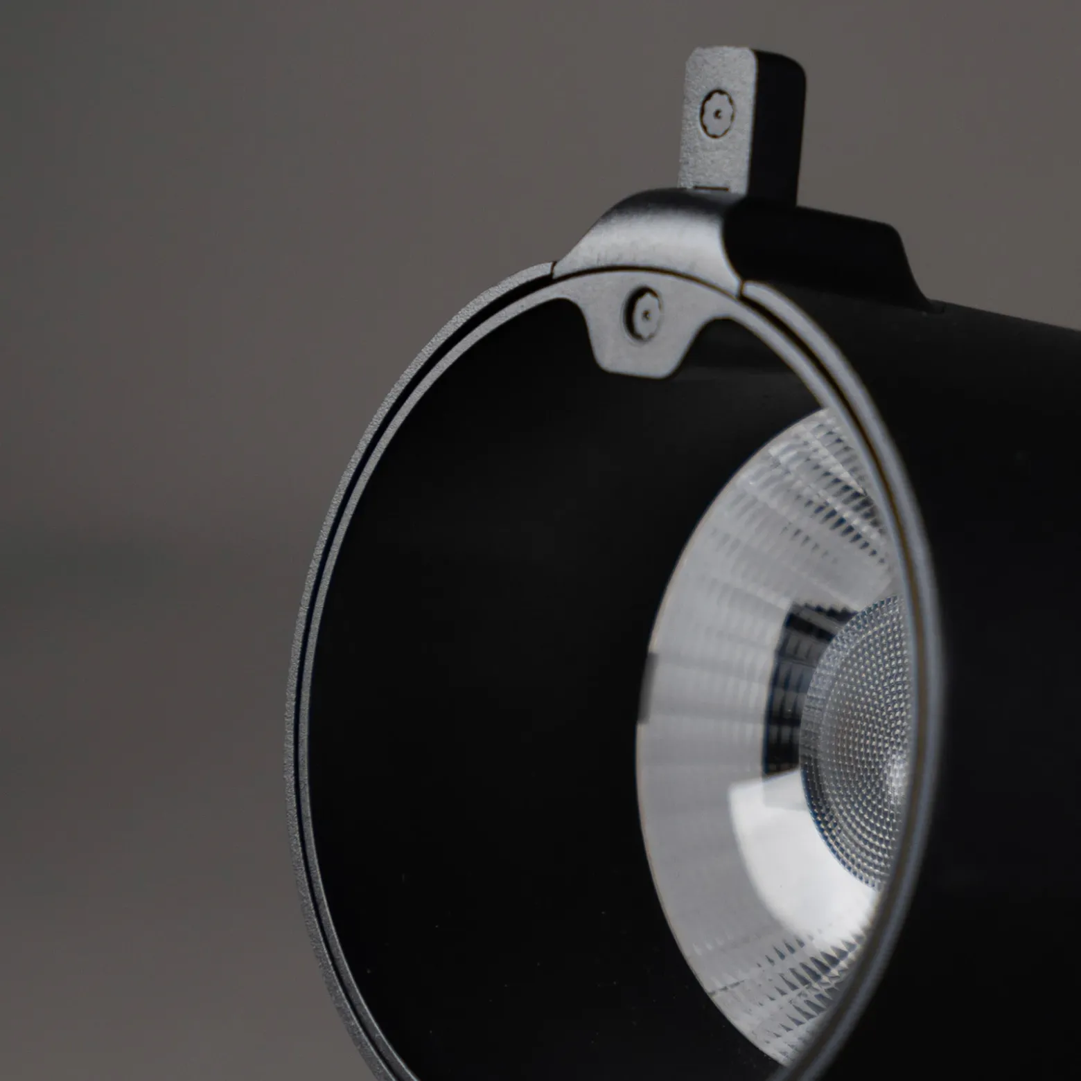 SLC foco LED Meta Pro AI doble sensor, negro, trifásico