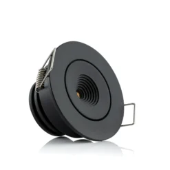SLC MiniOne Tilt Lámpara empotrable LED negra 2.700 K