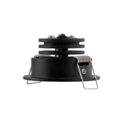 SLC MiniOne Tilt Lámpara empotrable LED negra 3.000 K