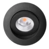 SLC One 360° Lámpara LED empotrable Dime LED negra