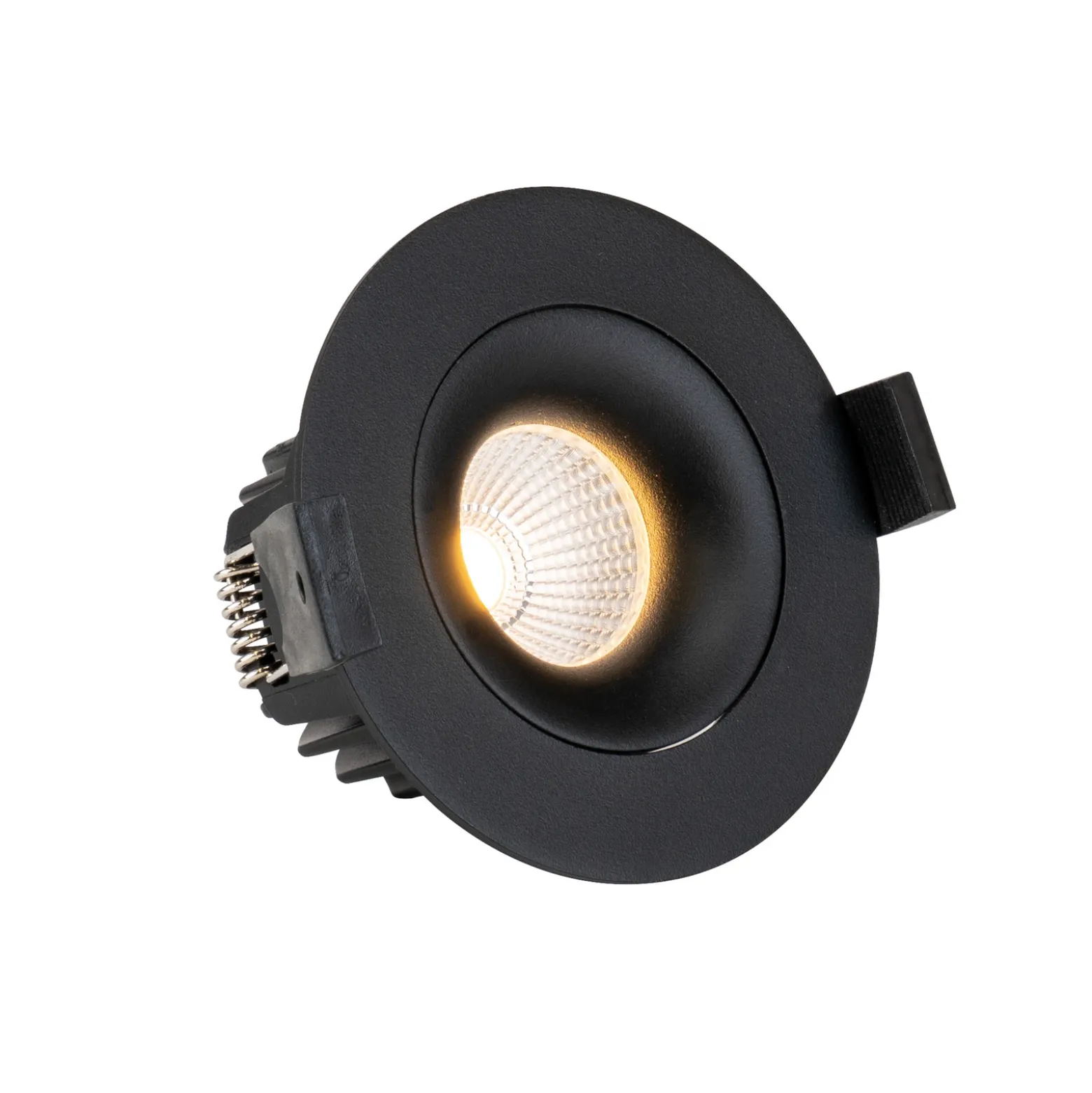 SLC OnePro LED downlight empotrable negro 3.000 K