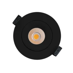 SLC OnePro LED downlight empotrable negro 3.000 K