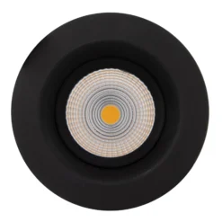 SLC One Soft Foco empotrable LED negro 2.700 K