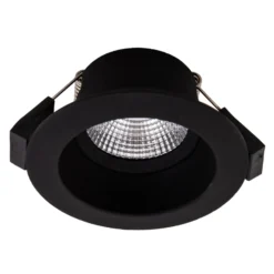 SLC One Soft Foco empotrable LED negro 2.700 K