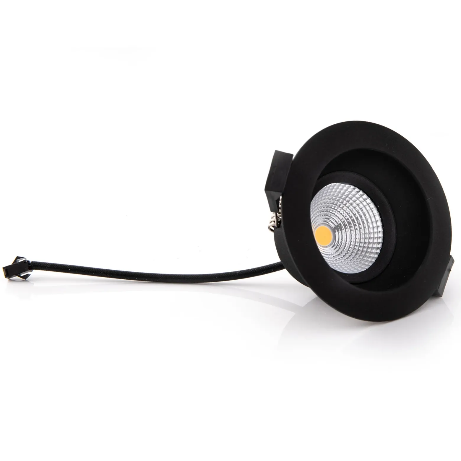 SLC One Soft Foco empotrable LED negro 3.000K