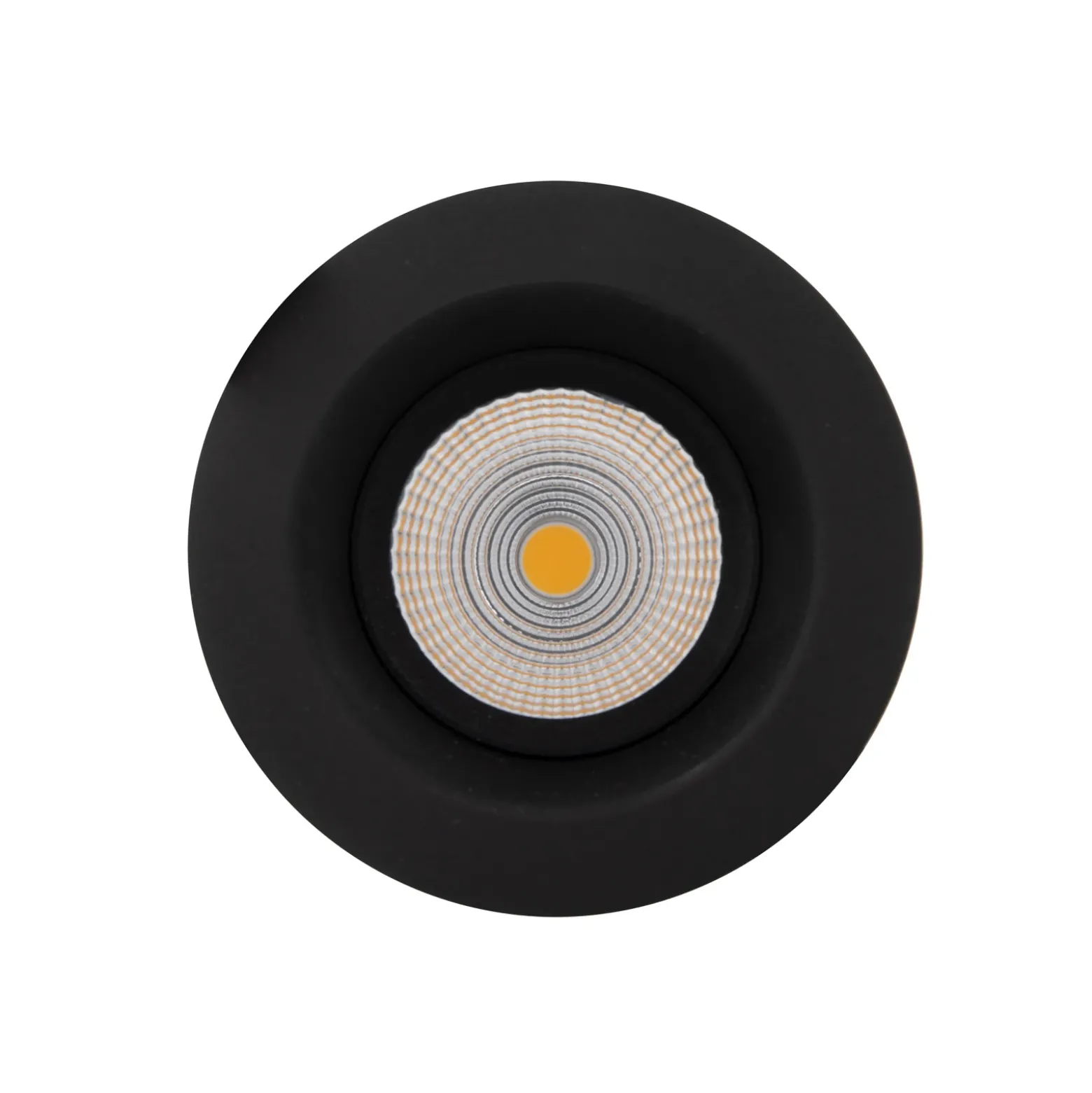 SLC One Soft LED foco empotrable Dime LED negro
