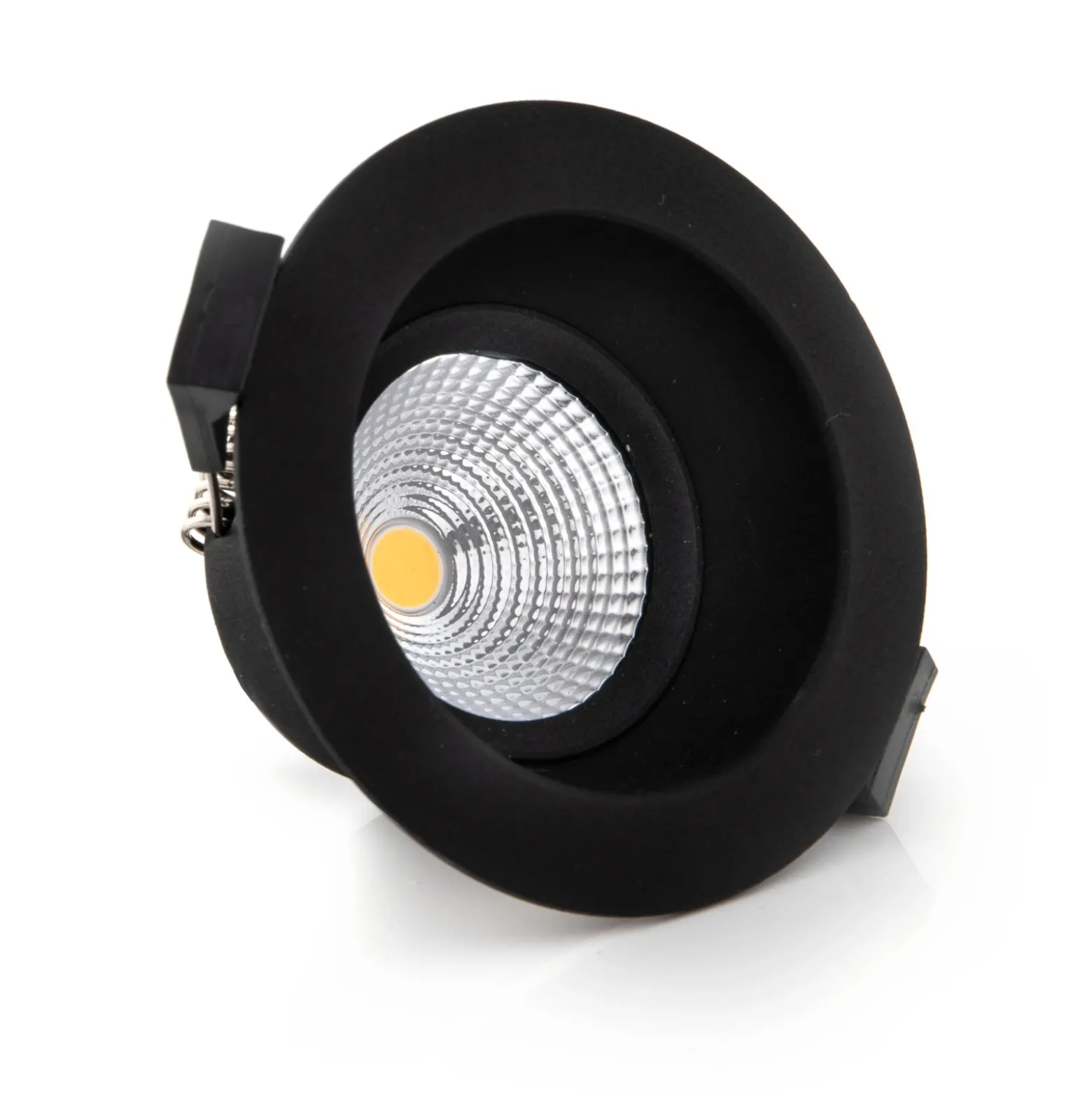 SLC One Soft LED foco empotrable Dime LED negro