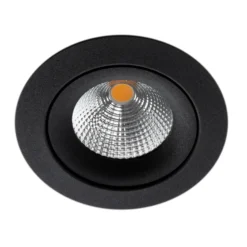 SLC One 360° SunLike empotrada LED negro 927