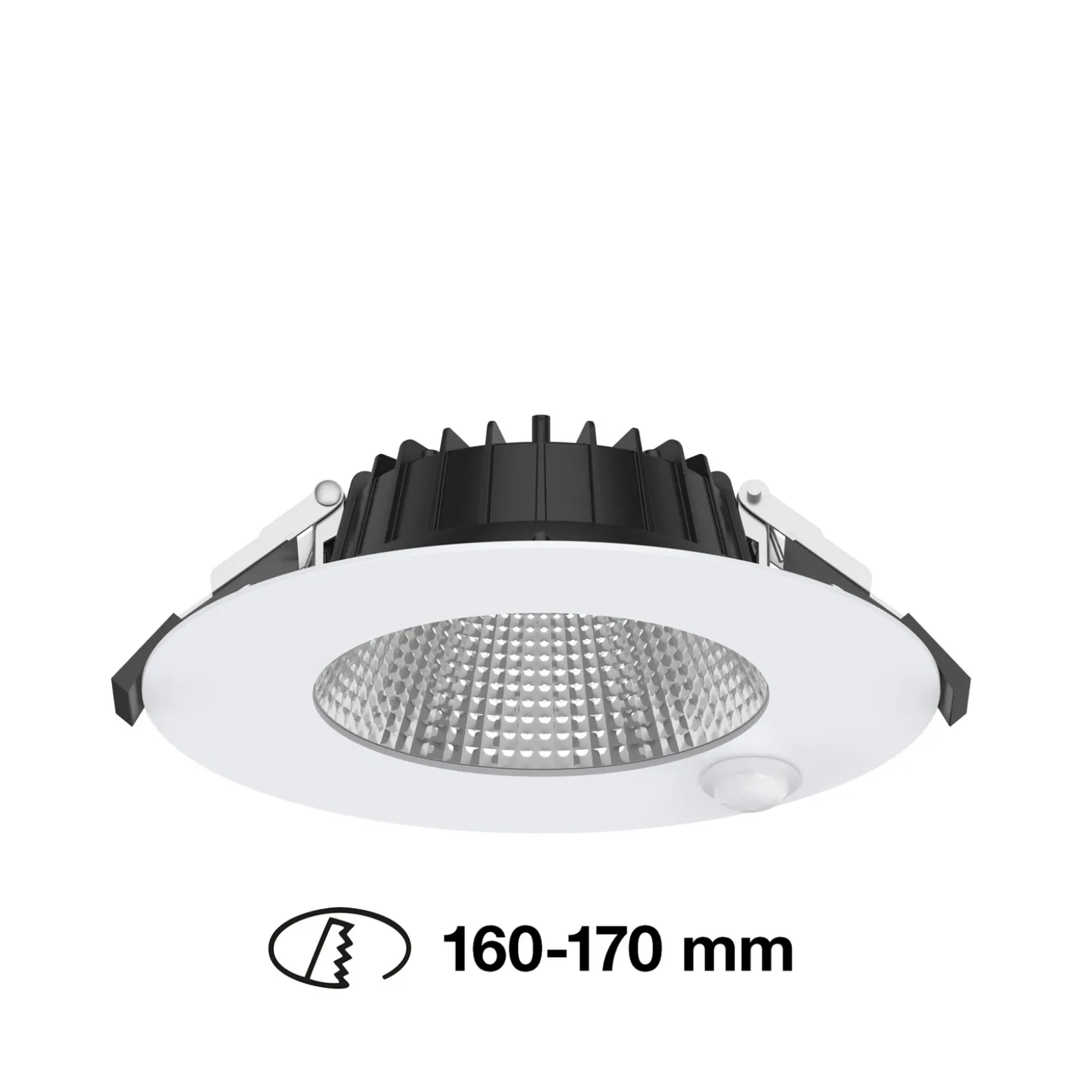SLC Shift downlight LED Ø 18cm blanco con sensor