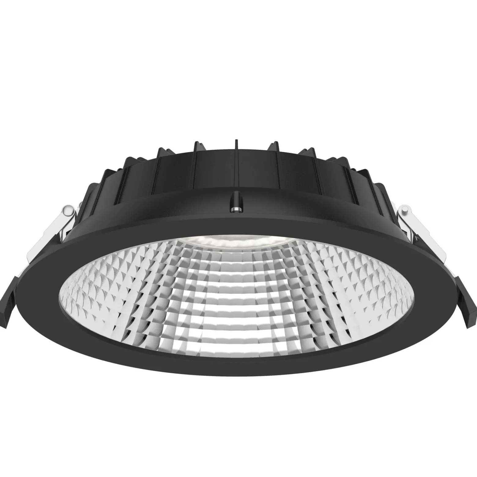 SLC Shift foco empotrado LED Ø 22,8cm CCT, negro