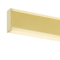 SLV aplique LED para baño One Linear, 52 cm, color latón