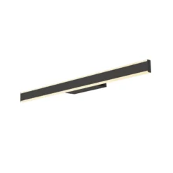 SLV aplique LED para baño One Linear, 70 cm, negro, CCT