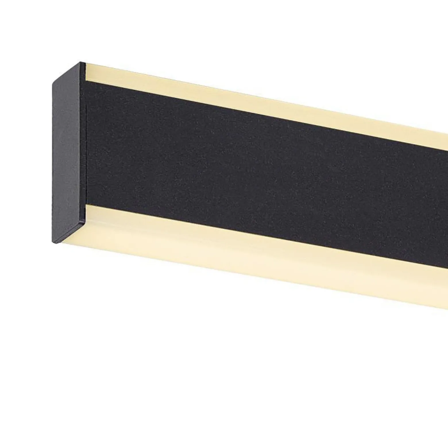 SLV aplique LED para baño One Linear, 70 cm, negro, CCT
